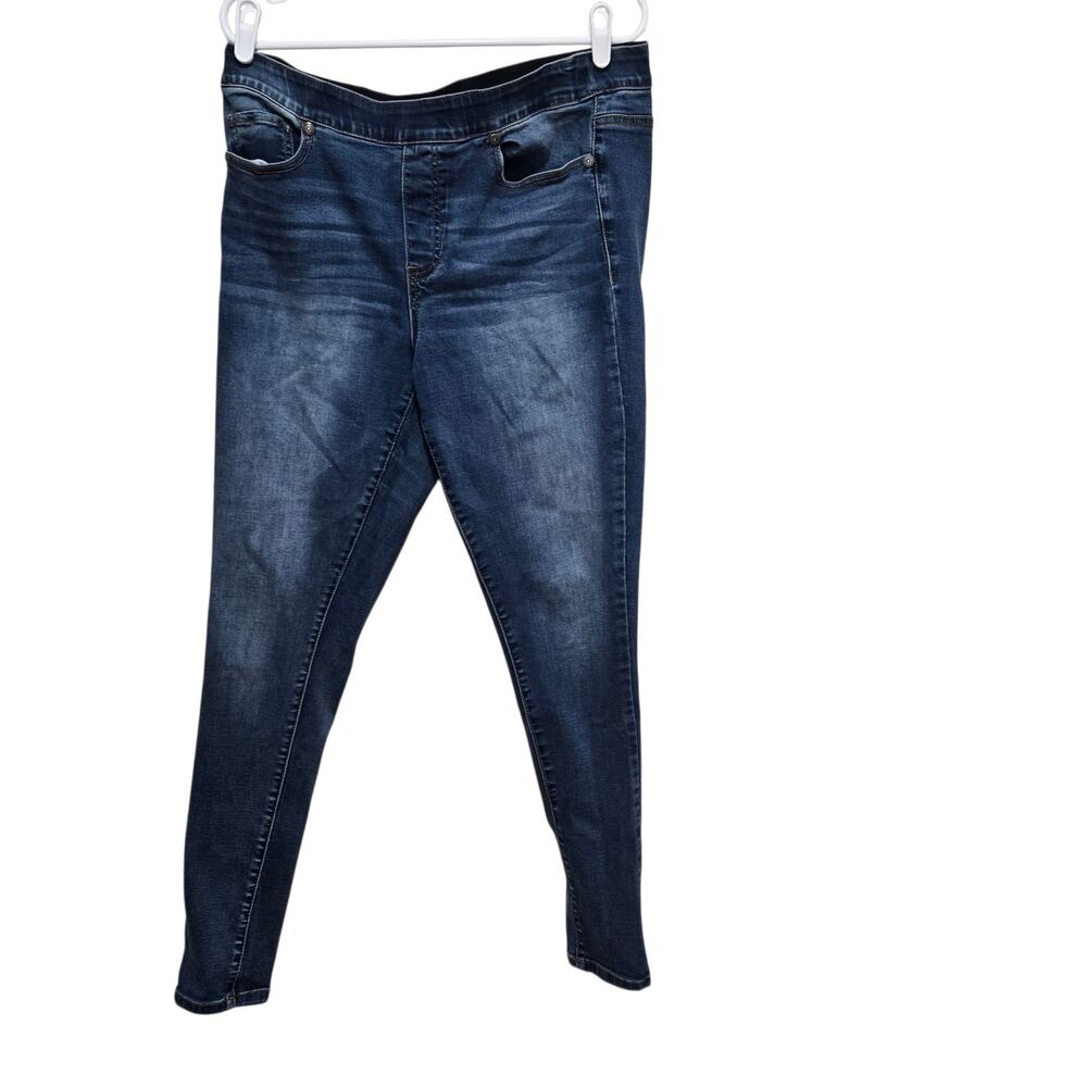 Maurices Pull On Skinny Jeggings Size 16 Regular Stretch Denim
